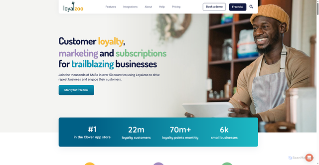Security scan screenshot of https://loyalzoo.com