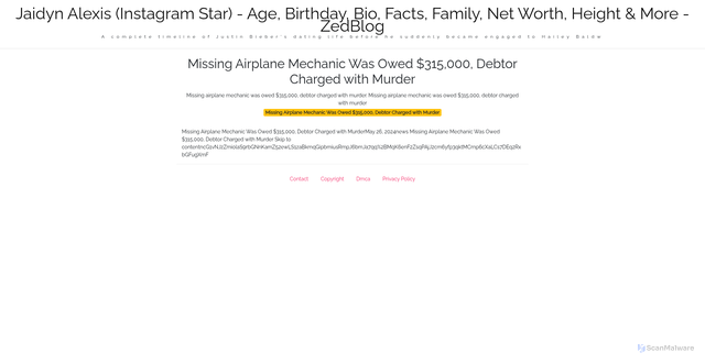 Security scan screenshot of https://anacortesoasisblog-214jkavnjr.edgeone.app/24293-missing-airplane-mechanic-was-owed-315000-debtor-charged-with-murder.html