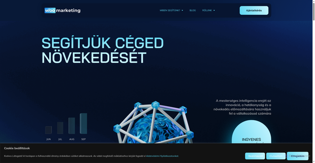 Security scan screenshot of https://woomarketing.hu/