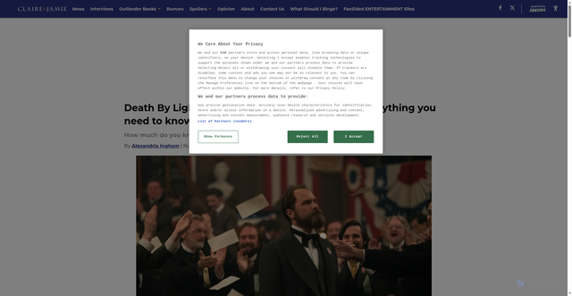 Security scan screenshot of https://claireandjamie.com/death-by-lightning-release-date-synopsis-cast-netflix