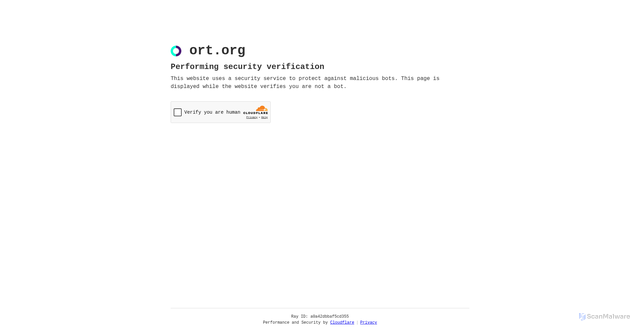 Security scan screenshot of https://ort.org/a4d6e937/dd0a5e3cWDEMaxcTUhY-EBY