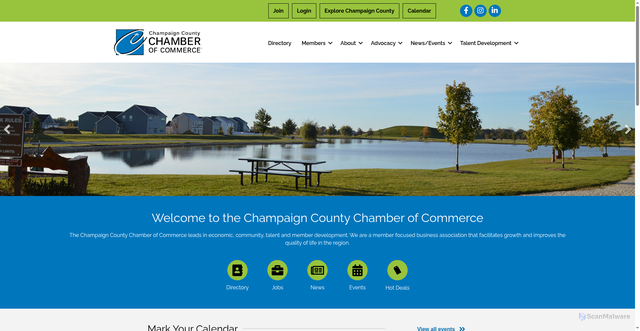 Security scan screenshot of https://www.champaigncounty.org/