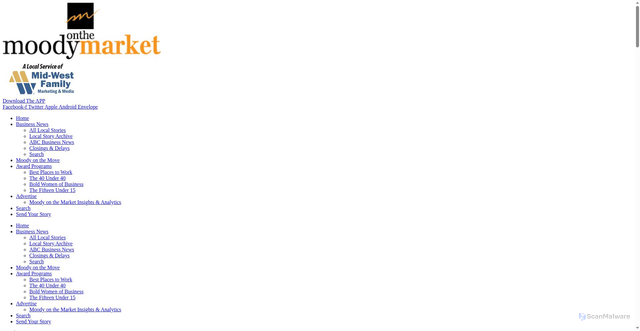 Security scan screenshot of https://www.moodyonthemarket.com/van-buren-county-man-wins-300000-in-michigan-lotto-game/