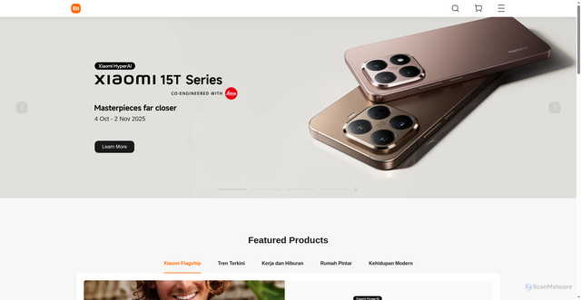 Security scan screenshot of https://www.mi.co.id/id//