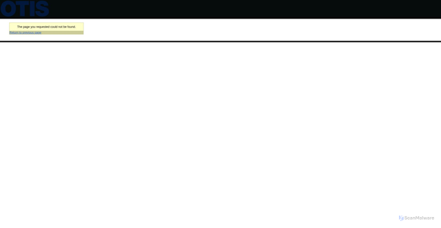 Security scan screenshot of https://amer-oti-pras-vpn2.otis.com