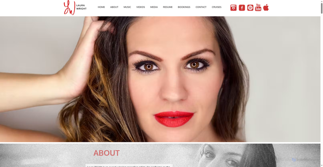 Security scan screenshot of https://laurawrightmusic.com/
