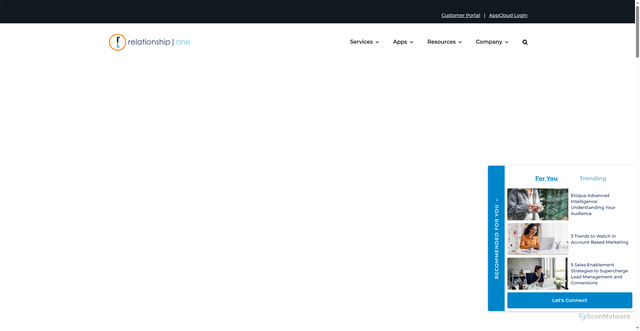 Security scan screenshot of https://relationshipone.com/blog/braze-customer-experience-platform/