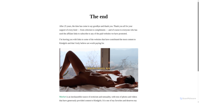 Security scan screenshot of https://kindgirls.com