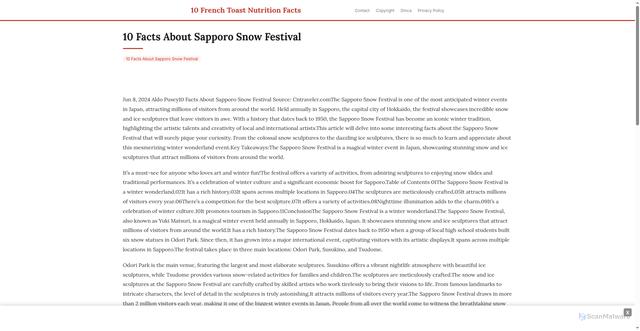 Security scan screenshot of https://jfflonlinehugo-wtlittsh7o.edgeone.app/3641-10-facts-about-sapporo-snow-festival.html
