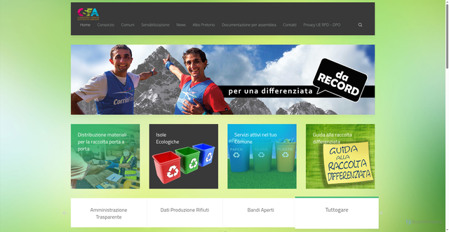 Security scan screenshot of https://www.consorziosea.it/