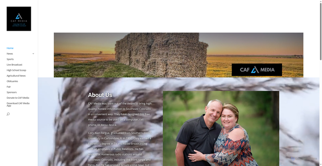 Security scan screenshot of https://caf-media.com/