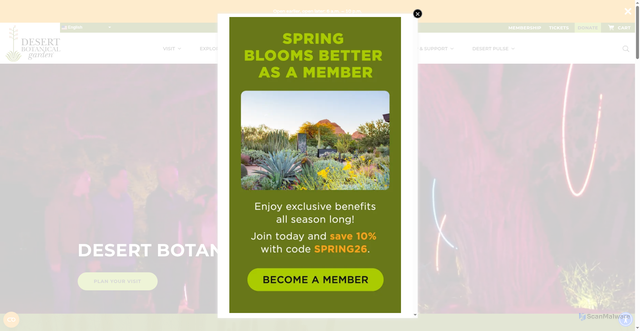 Security scan screenshot of https://dbg.org/