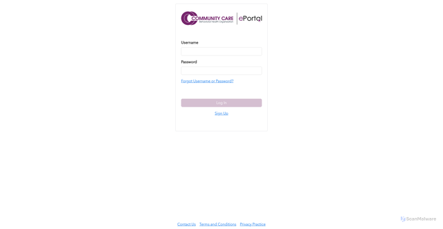 Security scan screenshot of https://secure.ccbh.com