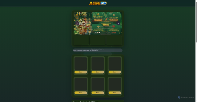 Security scan screenshot of https://jl55ph.vip/?host=https://8de2y4.com?ch=64285