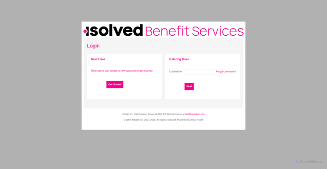 Security scan screenshot of https://infinconsumer.lh1ondemand.com