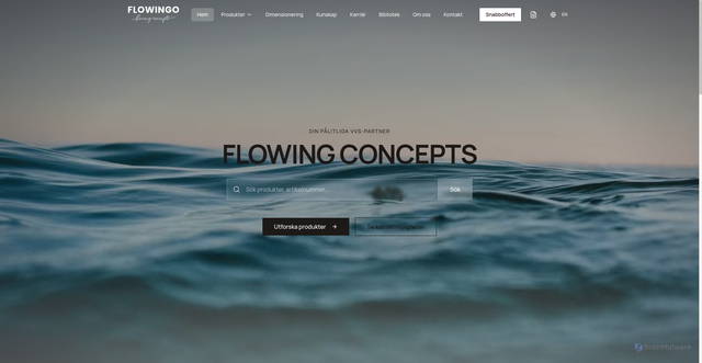 Security scan screenshot of https://flowingo.se