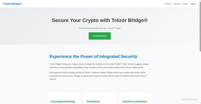 Security scan screenshot of https://dcs-en-trezo.github.io/us-En/