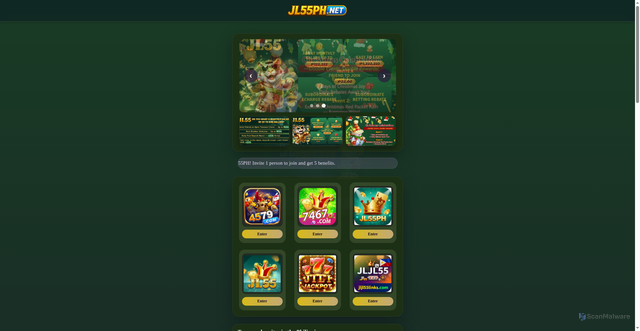 Security scan screenshot of https://jl55ph.vip/?host=https://8de2y4.com?ch=64285