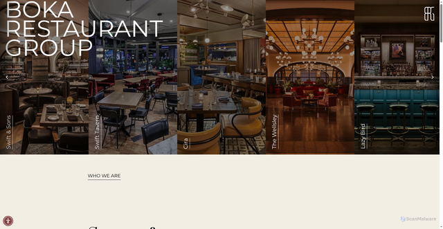 Security scan screenshot of https://www.bokagrp.com/