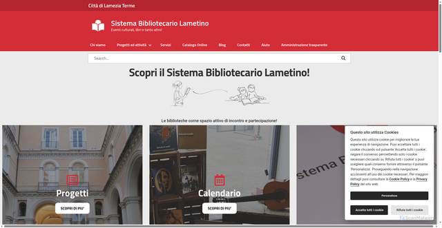 Security scan screenshot of https://www.sblametino.it