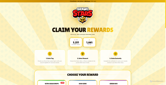Security scan screenshot of https://brawlersmake.netlify.app/