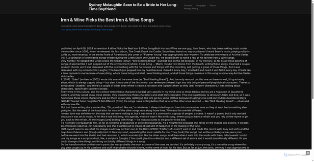 Security scan screenshot of https://mnwaleedhhugo-x9bon5obzd.edgeone.app/11358-iron-wine-picks-the-best-iron-wine-songs.html