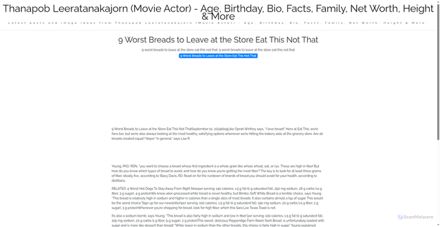 Security scan screenshot of https://nusaglobalmedia-dpsuywzva9wq.edgeone.app/9-worst-breads-to-leave-at-the-store-eat-this-not-that.html