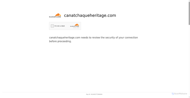 Security scan screenshot of https://canatchaqueheritage.com