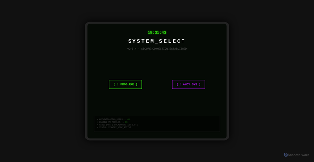 Security scan screenshot of https://frog-ahoy-g038107phd.edgeone.app/