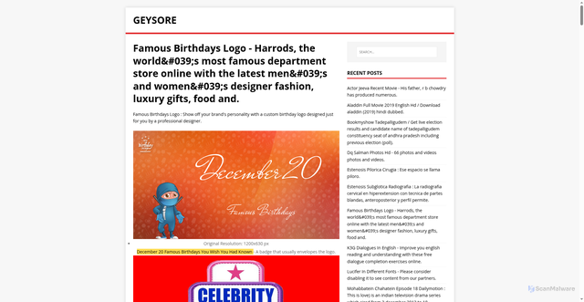 Security scan screenshot of https://resoyek.pages.dev/posts/famous-birthdays-logo/