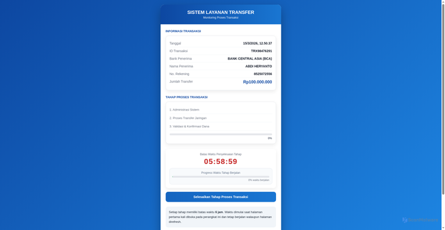Security scan screenshot of https://bankbcatransaksitransfer-xv549lxavc.edgeone.app/