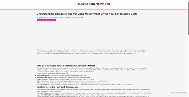 Security scan screenshot of https://terasinspiratifvision-dpjj88ku1r5n.edgeone.app/boulders-price-per-cubic-meter.html