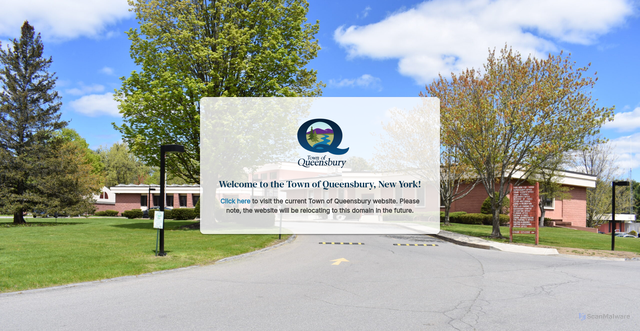 Security scan screenshot of https://www.queensburyny.gov/