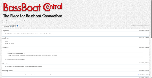 Security scan screenshot of https://www.bbcboards.net/printthread.php?t=1117721&pp=20&page=2
