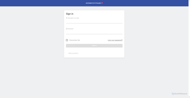 Security scan screenshot of https://matomo.internetstiftelsen.se/