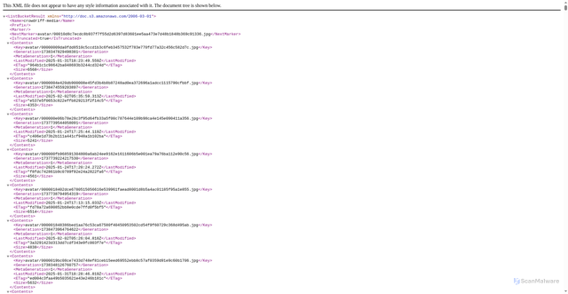 Security scan screenshot of https://cdn.crowdriff.com