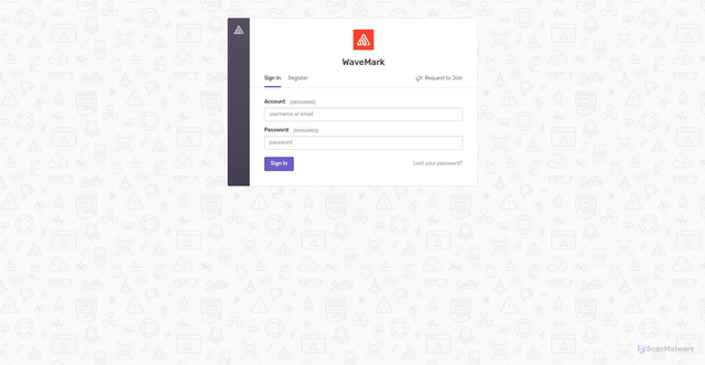 Security scan screenshot of https://sentry.wavemark.net