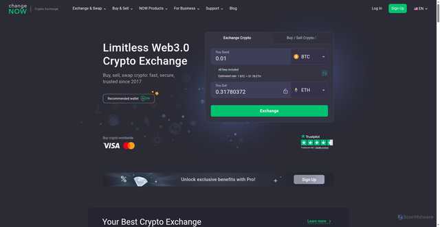 Security scan screenshot of http://changenouu.click/