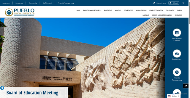 Security scan screenshot of https://www.pueblod60.org/