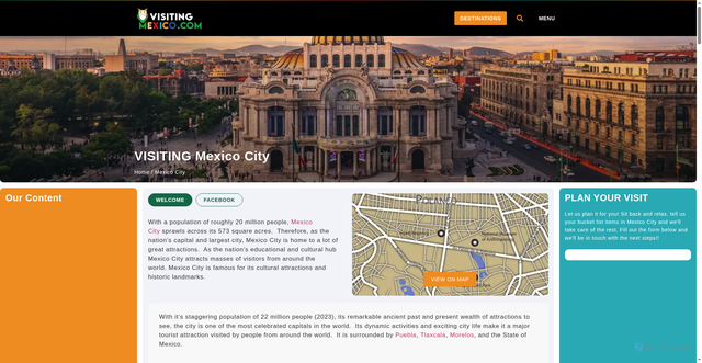 Security scan screenshot of https://visitingmexico.com/mexico-city/