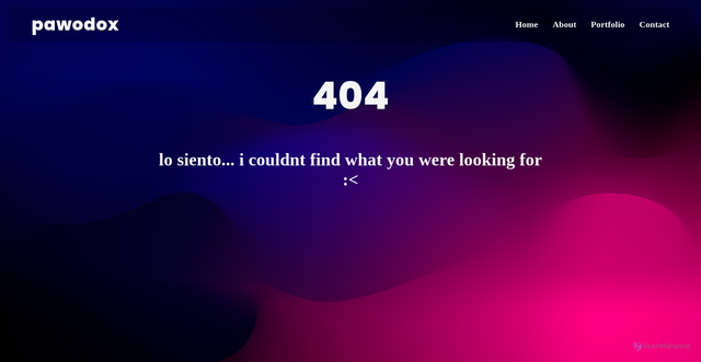 Security scan screenshot of https://pawodox-dev.pages.dev/404/