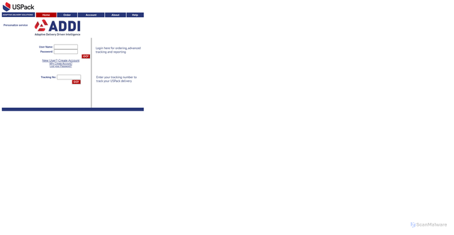 Security scan screenshot of https://networkexpress.e-courier.com