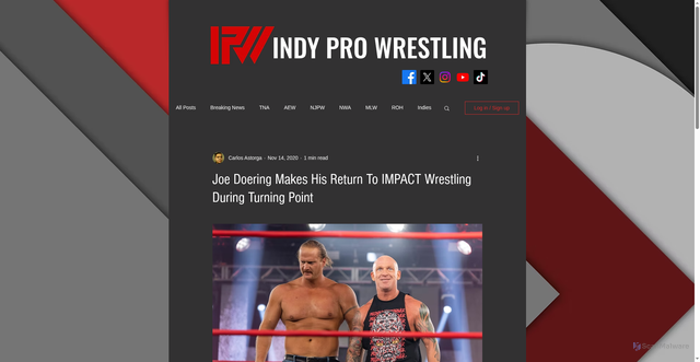 Security scan screenshot of https://www.indyprowrestling.com/post/joe-doering-makes-his-return-to-impact-wrestling-during-turning-point
