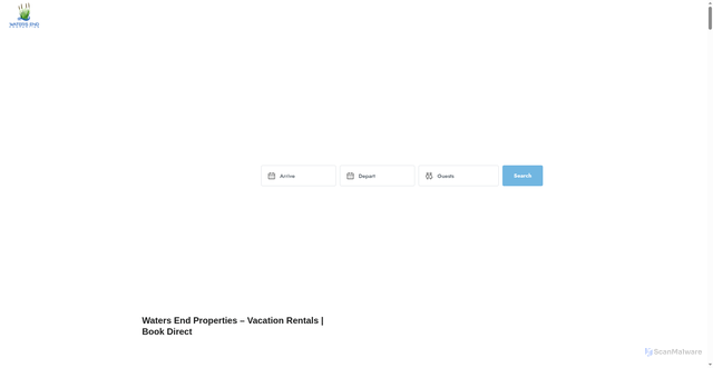 Security scan screenshot of https://book.watersendproperties.com/