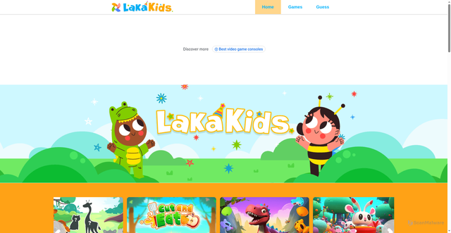 Security scan screenshot of https://lakakids.com