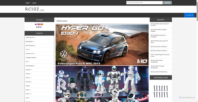 Security scan screenshot of https://rc102.com