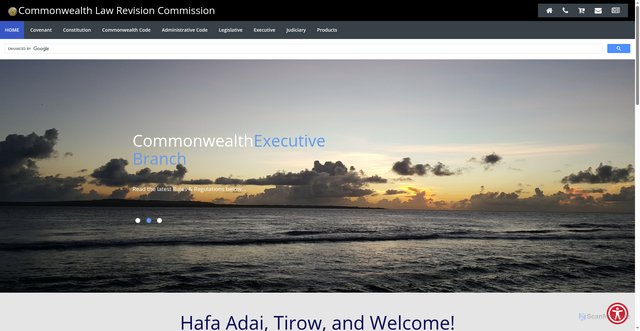 Security scan screenshot of http://cnmilaw.gov/
