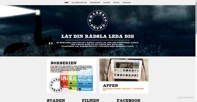 Security scan screenshot of https://krabbsjogrund.se