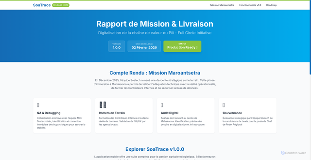 Security scan screenshot of https://soatrace-v1-0-0-release-note-a46jvc74gj.edgeone.app/