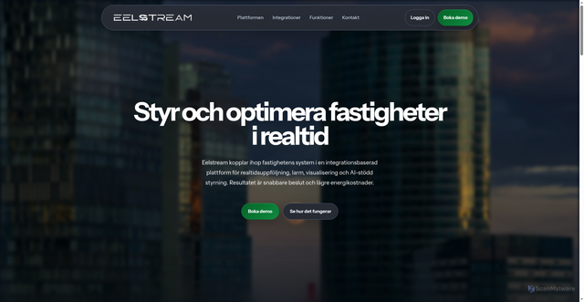 Security scan screenshot of https://eelstream.se